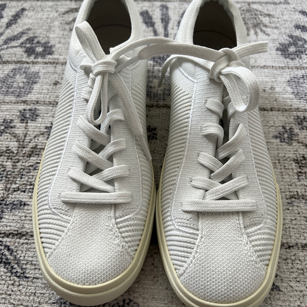 The Lace Up Sneaker in Bright White